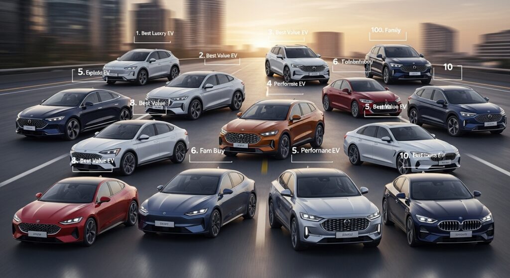 Top 10 electric cars to buy in 2026 with advanced features and sleek designs