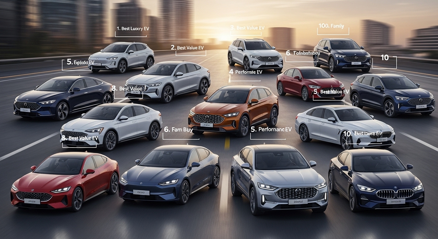 Top 10 electric cars to buy in 2026 with advanced features and sleek designs