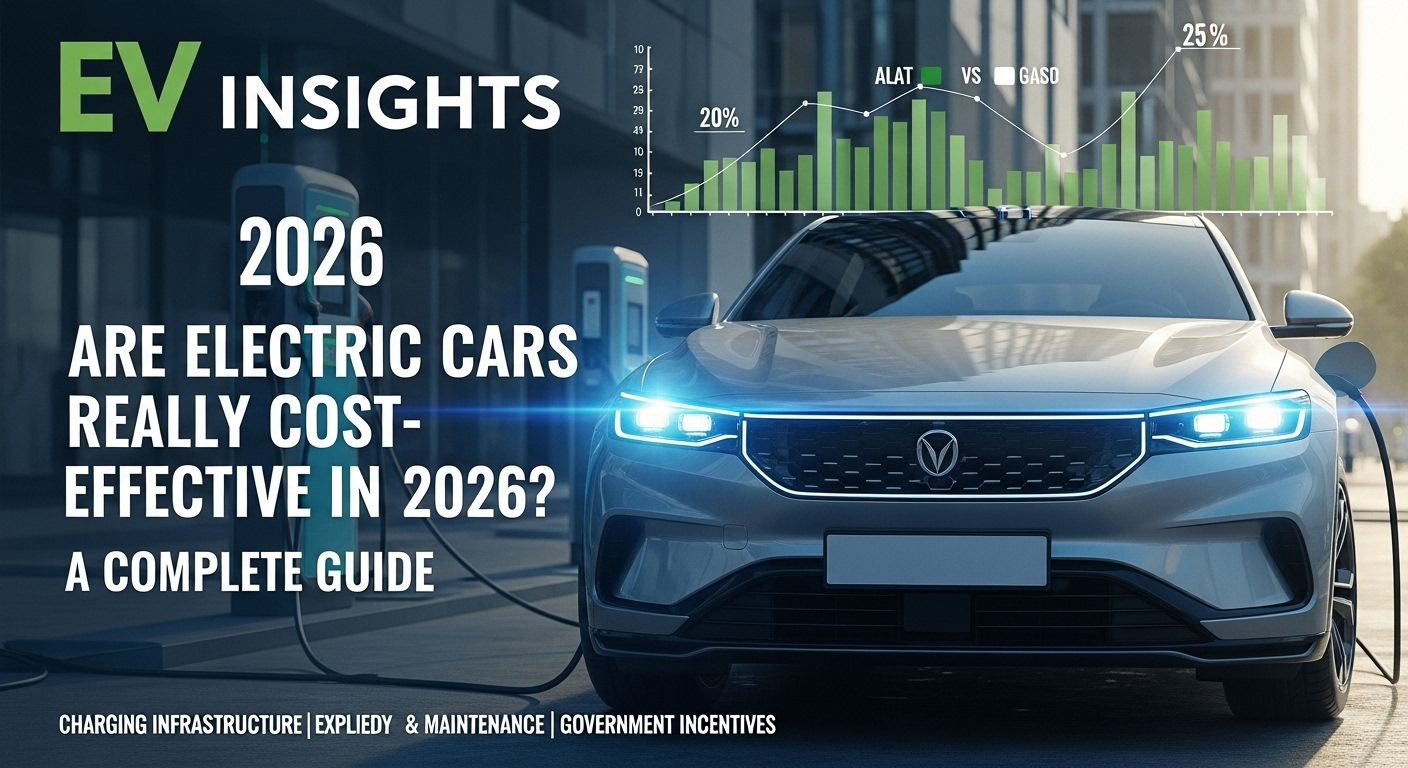 Electric car charging at home showing low electricity cost in 2026
