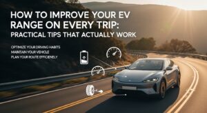 How to improve EV range on every trip by using eco driving, smart charging, and energy-efficient habits