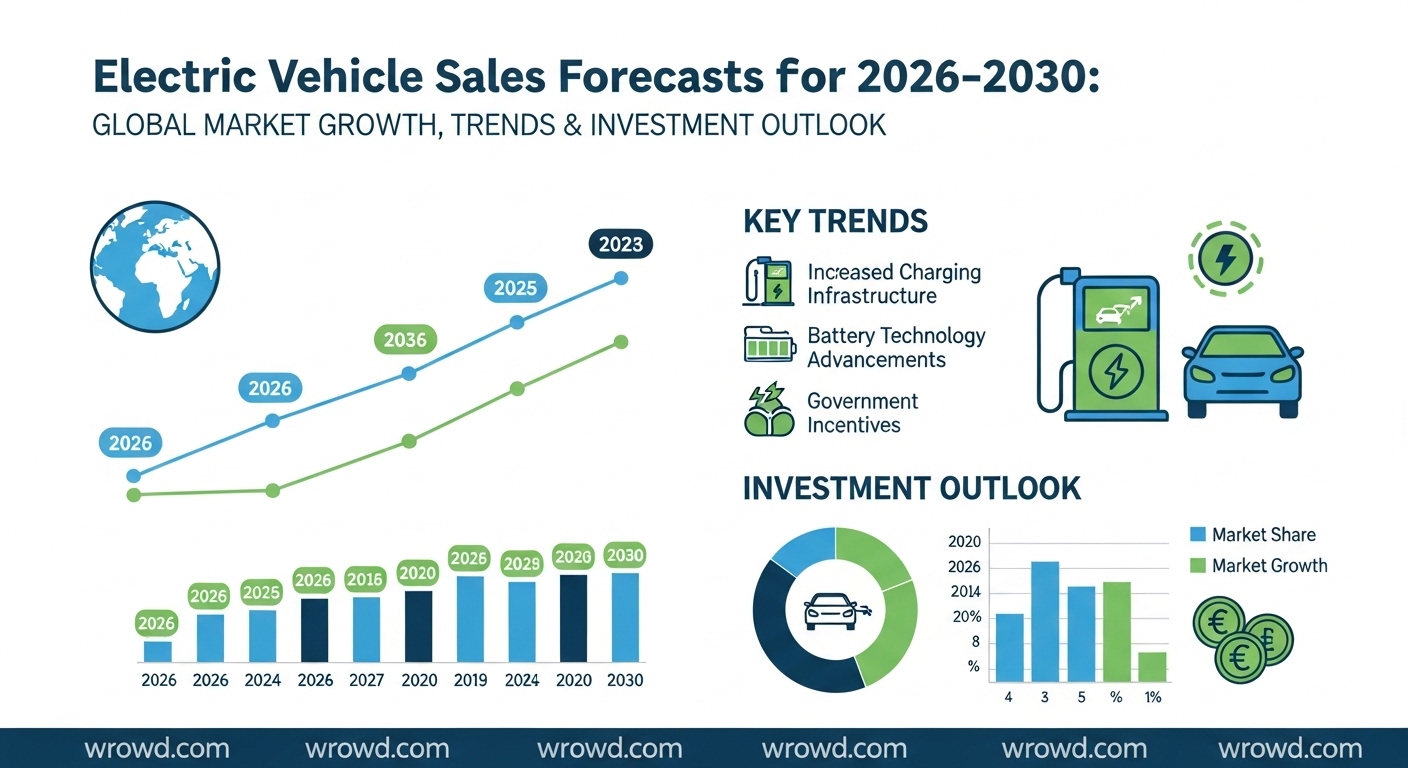 Electric vehicle market share forecast 2026 vs 2030 comparison graph