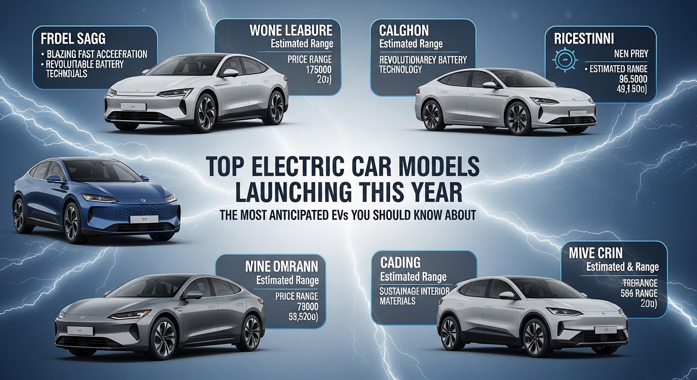 Top Electric Car Models Launching This Year – Latest EV Innovations