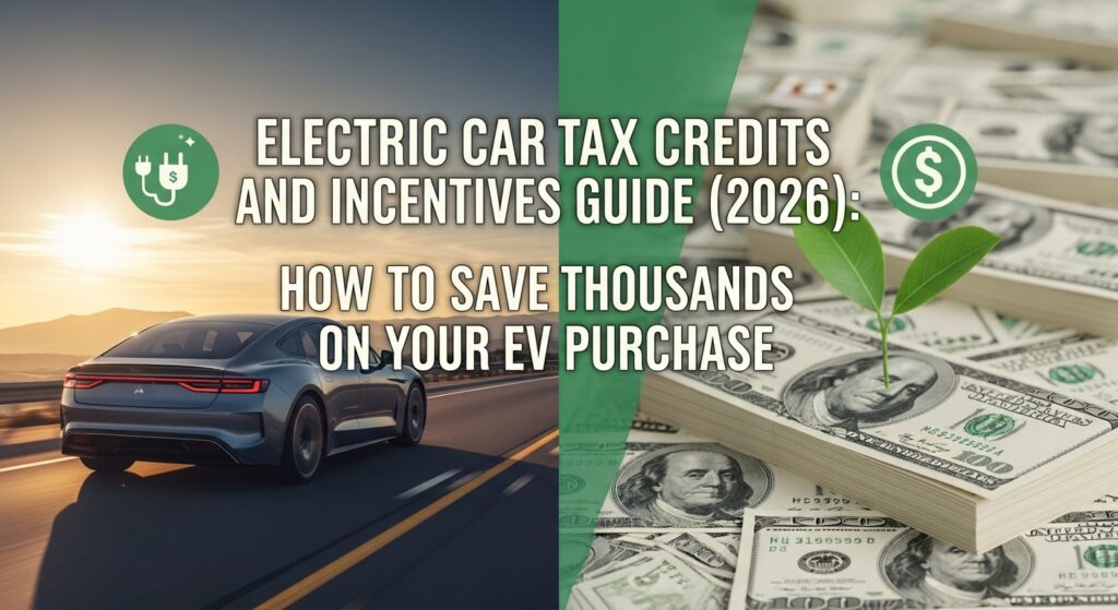Electric car charging at home with 2026 tax credit incentives guide