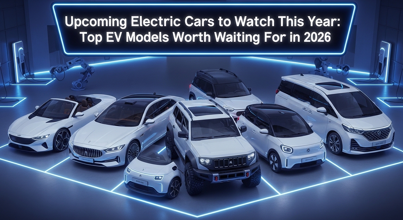 Upcoming 2026 electric sedan with futuristic design and long-range battery performance