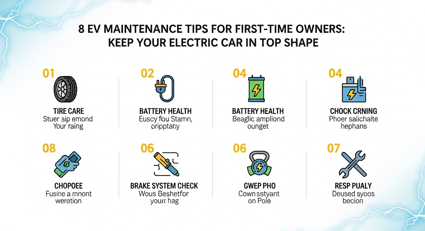 8 essential electric vehicle maintenance tips for first-time EV owners