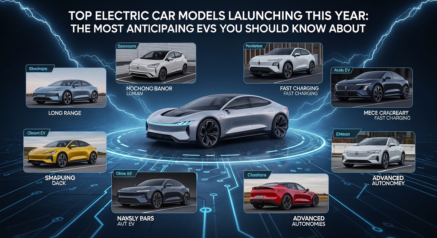Top Electric Car Models Launching This Year – Latest EV Innovations