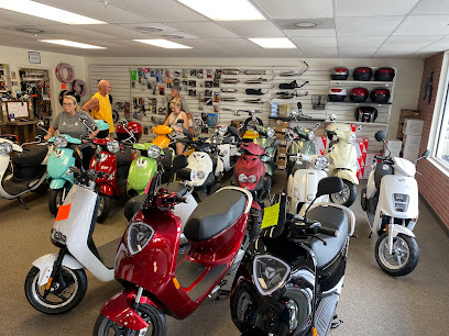 Motor scooter repair shop